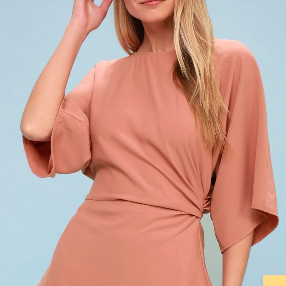 Gorgeous Peach Wrap Top